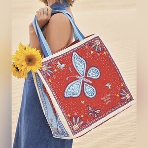 Brighton Bandana Love Tote, NWT.